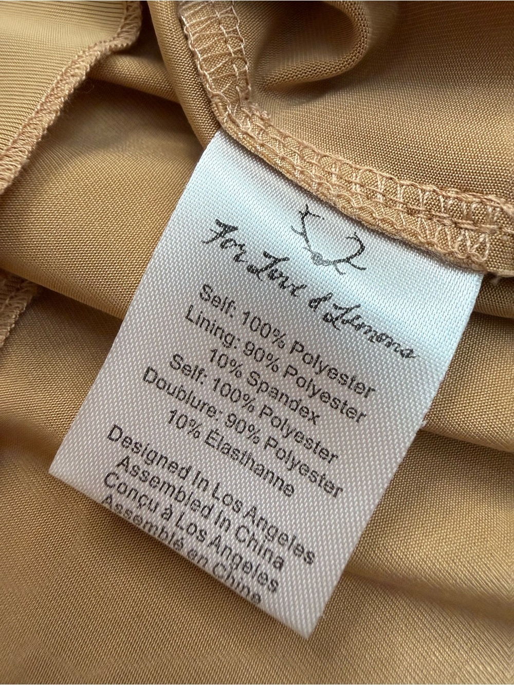 For Love & Lemons Nude Spaghetti Strap Backless Slip Dress XS - Picture 6 of 6